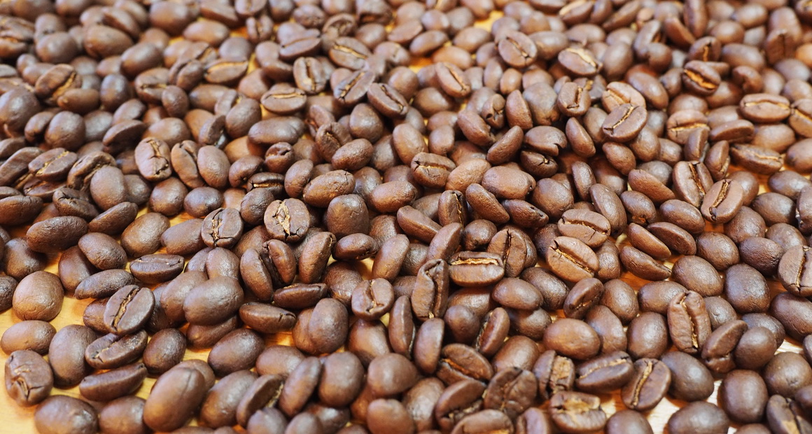 欅cafe_コーヒー豆_パナマ バルマウンテン_綺麗なコーヒー豆
