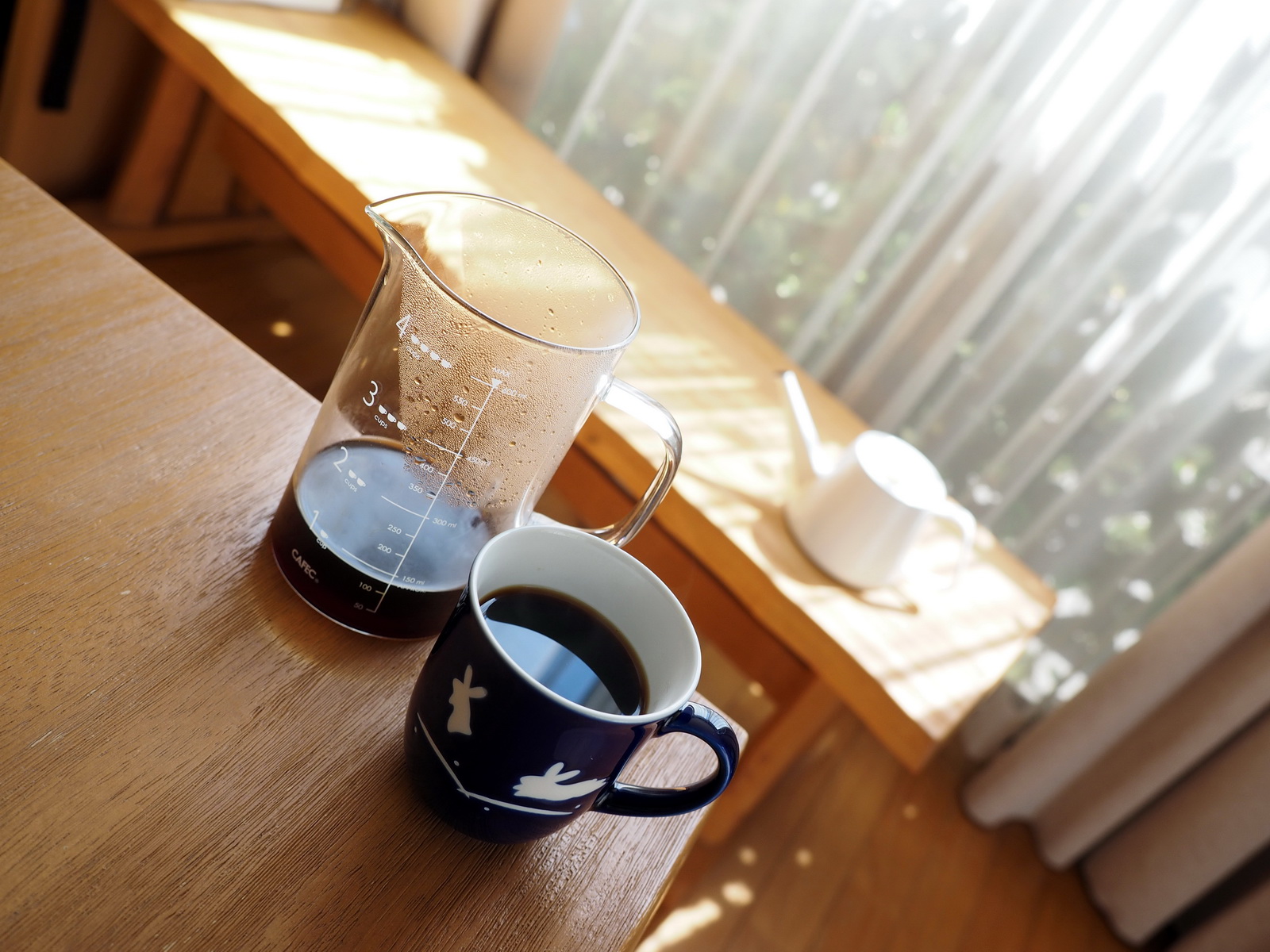 通販で藤田珈琲からコーヒー豆のお取り寄せ_プレミアムラオスブレンド_抽出完了