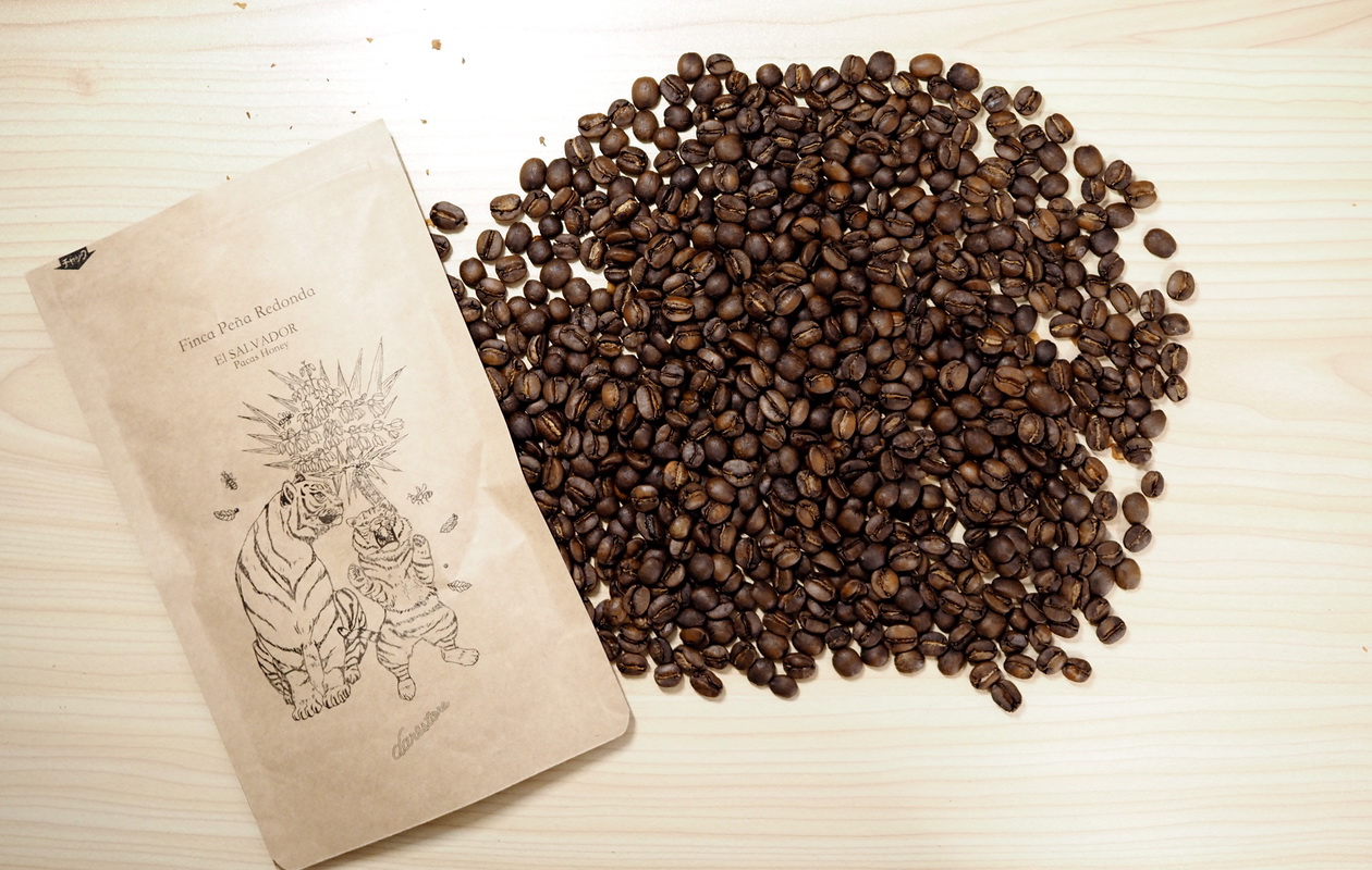 仙台のカフェ デアストア（darestore）のコーヒー豆100ｇ_エルサルバドル ペニャレドンダを開封