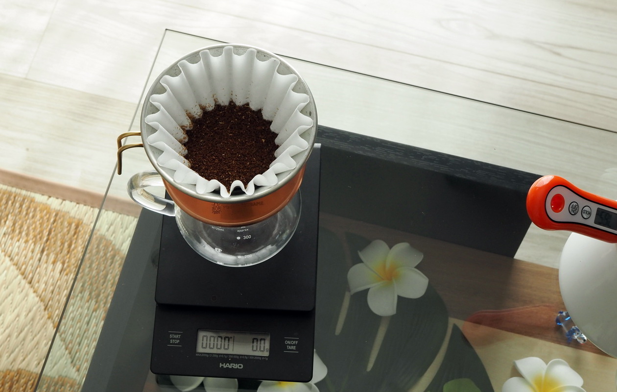Croaster Select Coffeeのルワンダ カリシンピをハンドドリップで抽出